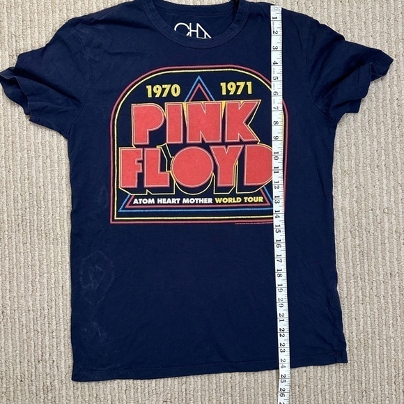 Chaser Pink Floyd Blue Graphic Cotton Short Sleeve Top Size Small Women - Picture 11 of 12